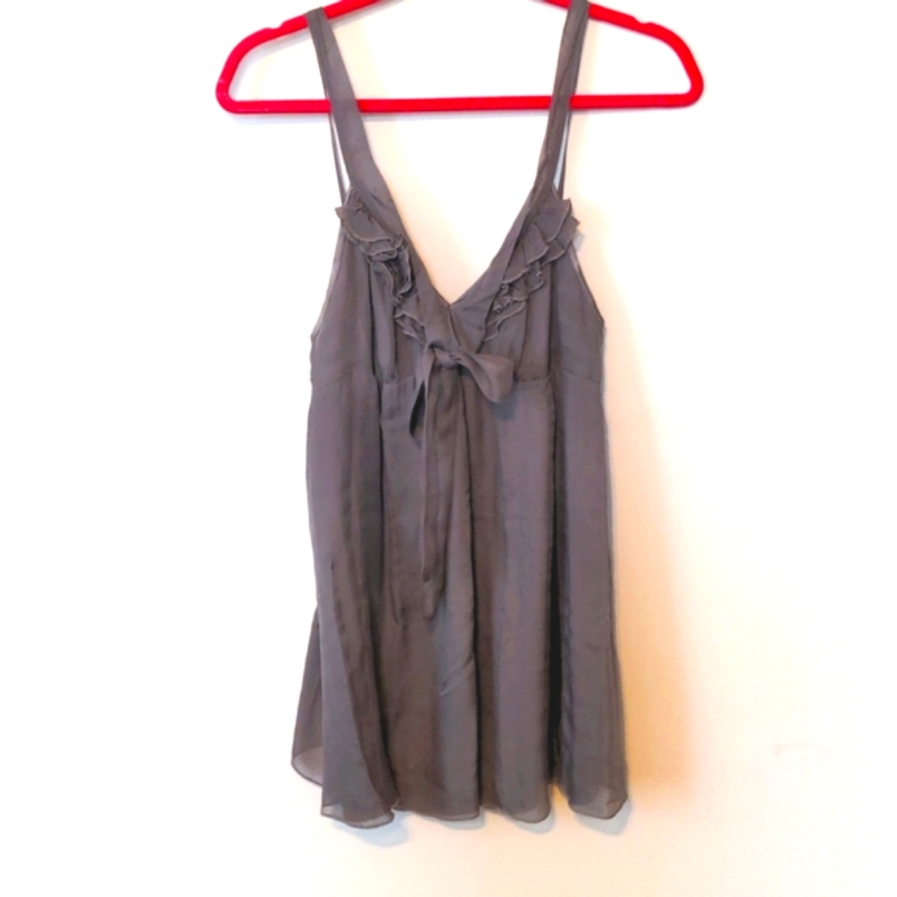 Eloise 100% silk babydoll top